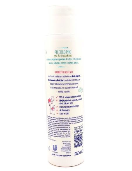 Fissan Piccolo Mio - Bagnetto Delicato Con Bio Ingredienti - 250ml